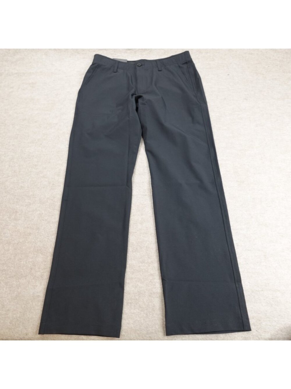 Under Armour Pants 32 x 31 Black Solid Performance Golf Straight NEW